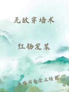 无敌穿墙术